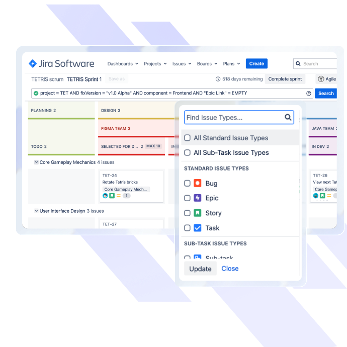 Agile Tools and Filters banner